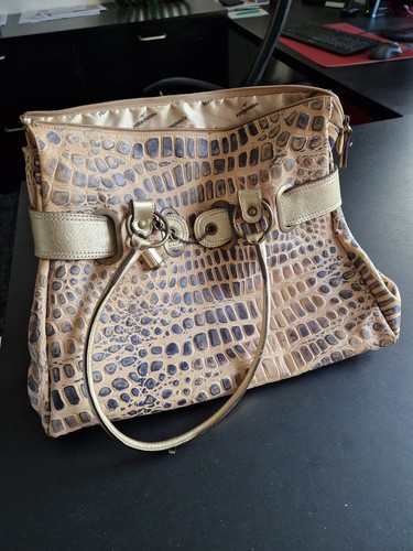 Ferromoda beige black gold leo - black,