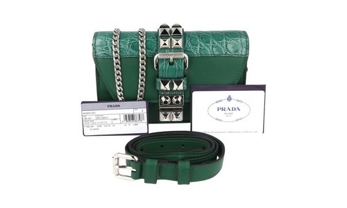 Prada crocodile leather - prada,