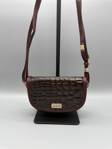 Vintage handbag croc effect - croc,