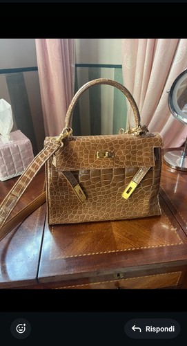 Krokodil tasche damen elissa - krokodil,
