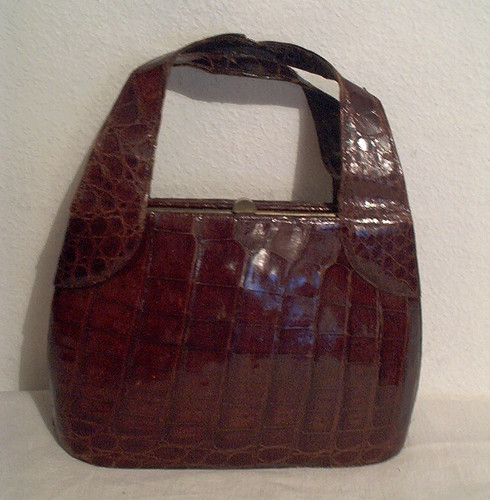 Elegant ladies handbag brown