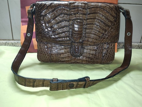 Handbag crocodile bag - handbag,