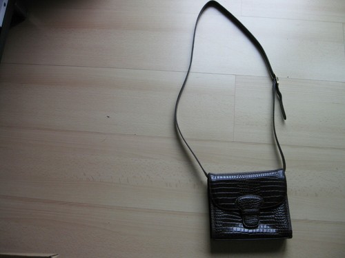 Handbag vintage croc style - croc,