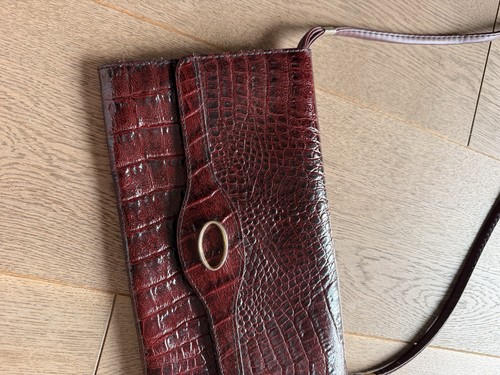 Leder handtasche - leder,
