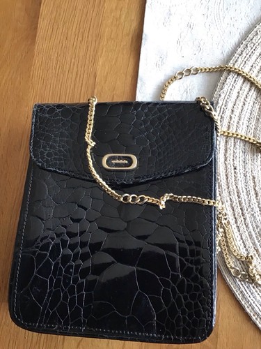 Handtasche echt kroko leder - echt,