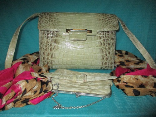 Vintage echt kroko - vintage,
