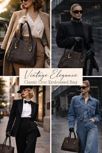 Vintage leather bag - bag, 30s