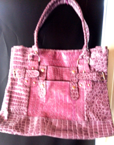 Lila handtasche mit - handtasche,