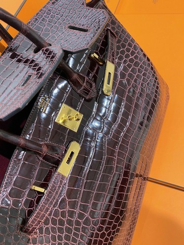 Hermès crocodile croco birkin - crocodile,